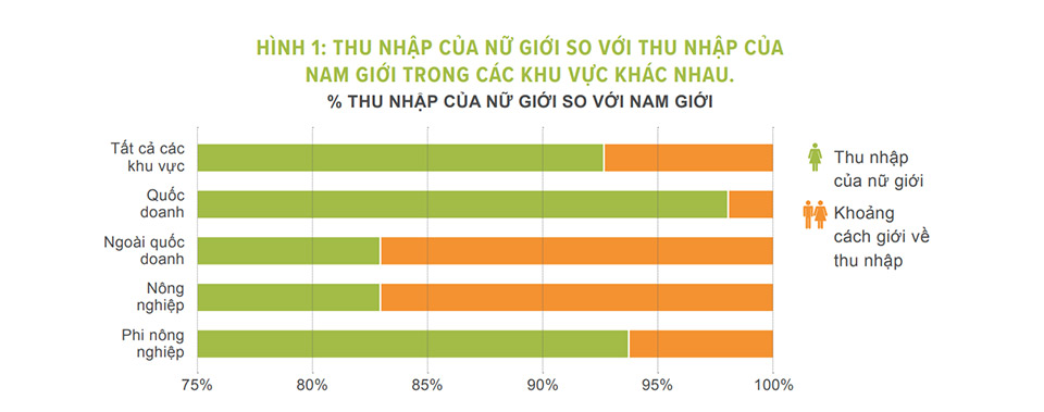 Chênh lệch thu nhập giữa nam và nữ tại Việt Nam