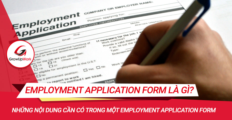 Employment Application form là gì?