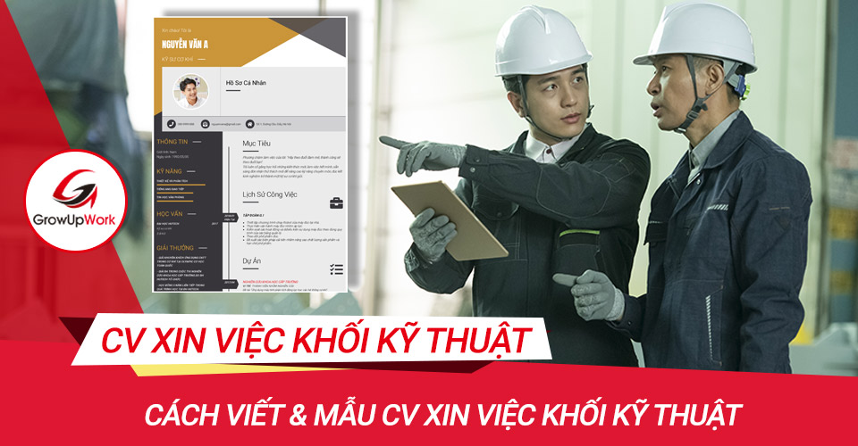 Mẫu CV xin việc khối kỹ thuật