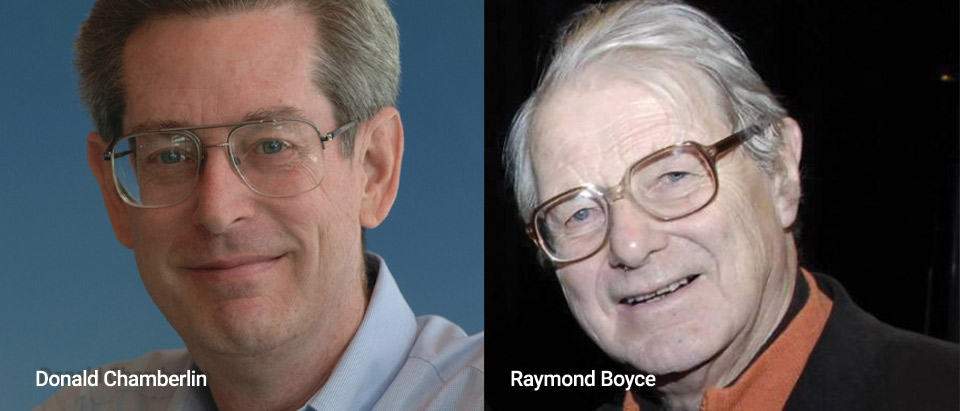 Nhà phát triển ngôn ngữ lập trình SQL: Raymond Boyce và Donald Chamberlin