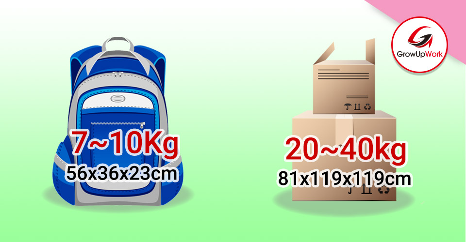 Số kg hành lý được phép mang theo khi sang Nhật làm việc