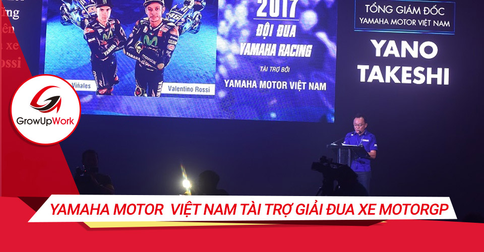 Yamaha motor Việt Nam tài trợ giải đua xe thế giới MotorGP