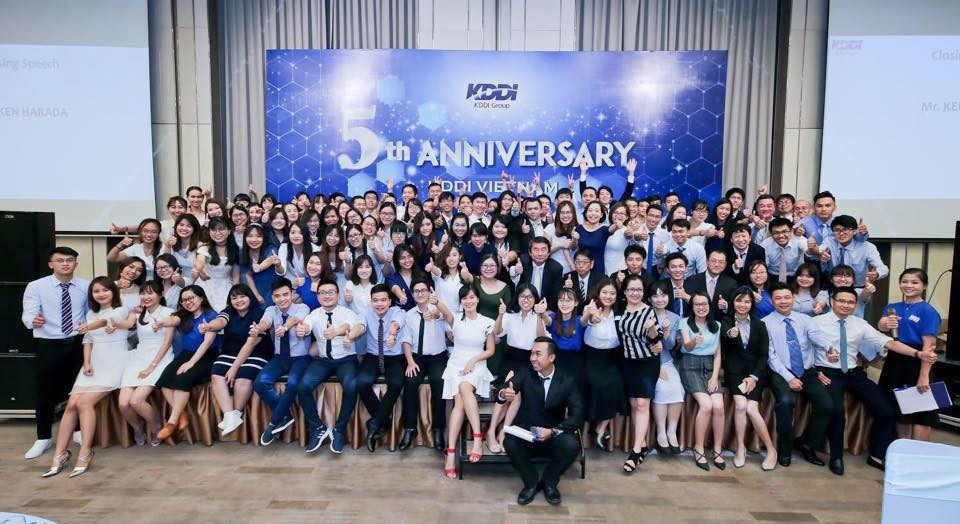Lễ kỷ niệm 5 năm thành lập công ty KDDI Việt Nam